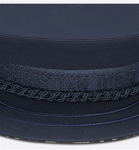 casquette dior bleu|Casquette DiorTravel Dior Oblique Coton technique bleu marine.